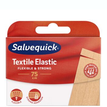 SALVEQUICK TEXTIL 75CM LEIKATTAVA KANGASLAASTARI 1 KPL