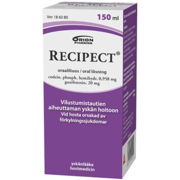RECIPECT 0,958/20 mg/ml ORAALILIUOS 150 ml