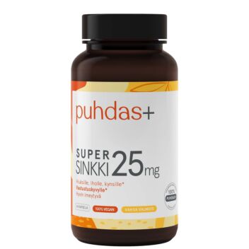 PUHDAS+ SUPERSINKKI 25 MG 60 KPL