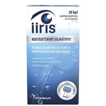 IIRIS 20 X 0,5 ML SILMÄTIPAT