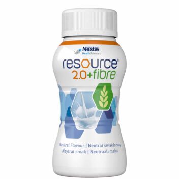 RESOURCE 2,0 + FIBRE NESTE, TÄYDENNYSRAVINTOVALMISTE NEUTRAALI 4 X 200 ML