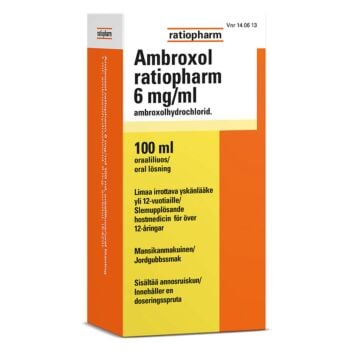 Ambroxol ratiopharm 6mg/ml 100ml oraaliliuos