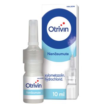OTRIVIN SÄILYTYSAINEETON 1 mg/ml NENÄSUMUTE, LIUOS PYSTYSUUNTAINEN PUMPPU 10 ml