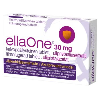 ELLAONE 30 mg TABLETTI, KALVOPÄÄLLYSTEINEN 1 fol