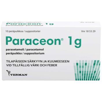 PARACEON 1 g PERÄPUIKKO 10 fol