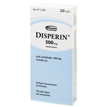 DISPERIN 500 mg TABLETTI 20 fol