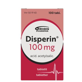 DISPERIN 100 mg TABLETTI 100 kpl