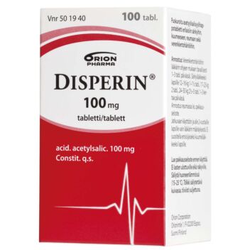 DISPERIN 100 mg TABLETTI 100 kpl