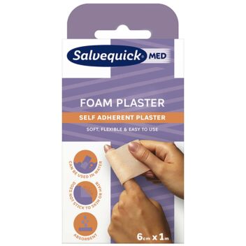 Salvequick Med Foam Plaster | Haavanhoito