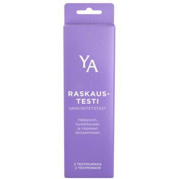 YA RASKAUSTESTI TESTIPUIKKO 2 kpl