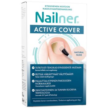 NAILNER ACTIVE COVER NUDE LAKKA JA SIVELLIN 30 ml