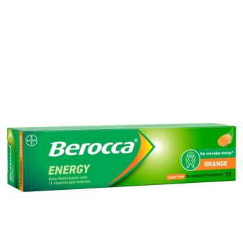 BEROCCA ENERGY ORANGE PORETABL 15 kpl