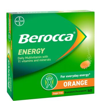 BEROCCA ENERGY ORANGE PORETABL 60 kpl