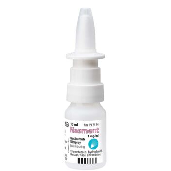 NASMENT 1 mg/ml NENÄSUMUTE, LIUOS SUMUTEPUMPPU 10 ml