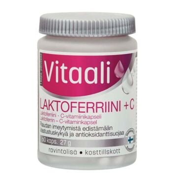 VITAALI LAKTOFERRIINI + C KAPS 60 kpl