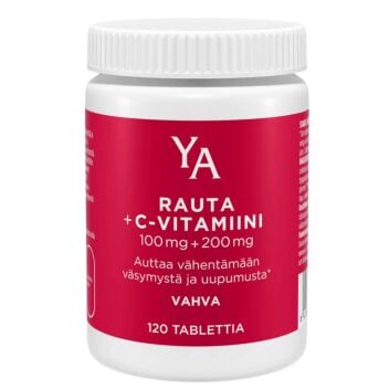 YA VAHVA RAUTA+C 100+200 MG TABL 120 kpl