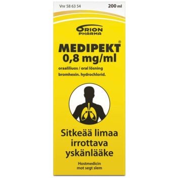 MEDIPEKT 0,8 mg/ml ORAALILIUOS 200 ml