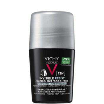 VICHY HOMME INVISIBLE RESIST 72H ANTI STAIN ROLL-ON​ 50 ML