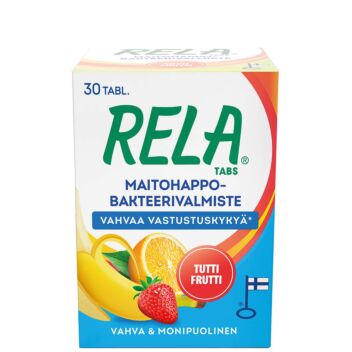 RELA TABS TUTTI FRUTTI TABL 30 kpl