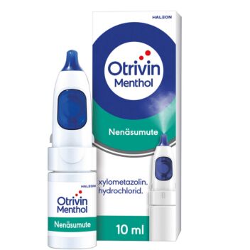 OTRIVIN MENTHOL SÄILYTYSAINEETON 1 mg/ml NENÄSUMUTE, LIUOS 10 ml