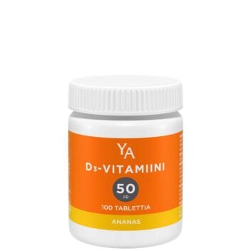 YA D-VITAMIINI 50 MIKROG ANANAS PURUTABL 100 kpl