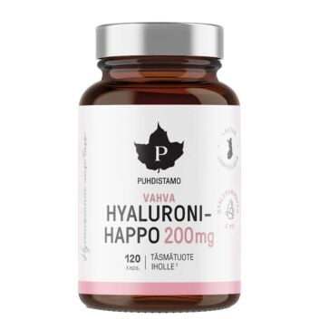 PUHDISTAMO VAHVA HYALURONIHAPPO 200 MG KAPS 120 kpl
