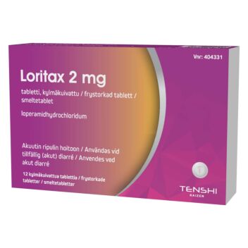 LORITAX 2 mg KYLMÄKUIVATTU TABLETTI 12 fol