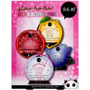 OH K! GLOW HO HO! KASVONAAMIO-LAHJAPAKKAUS