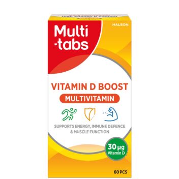 MULTI-TABS VITAMIN D BOOST TABLETTI 60 KPL