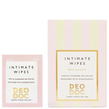 DEODOC INTIMATE WIPES FRESH COCONUT 10 KPL
