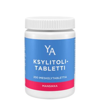 YA KSYLITOLITABLETTI MANSIKKA 200 KPL
