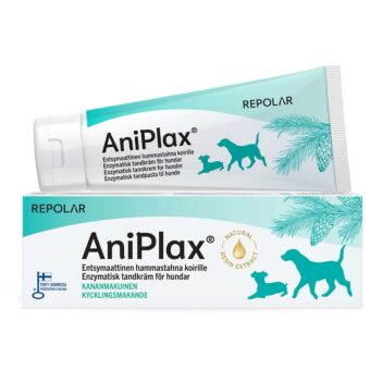 ANIPLAX ENTSYMAATTINEN HAMMASTAHNA KOIRILLE 75 ML