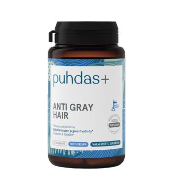 PUHDAS+ ANTI GRAY HAIR KAPS 60 kpl