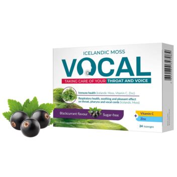 VOCAL MUSTAHERUKKA PASTILLI 24 KPL