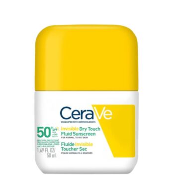 CERAVE INVISIBLE DRY TOUCH FLUID SUNSCREEN SPF50+ 50 ML