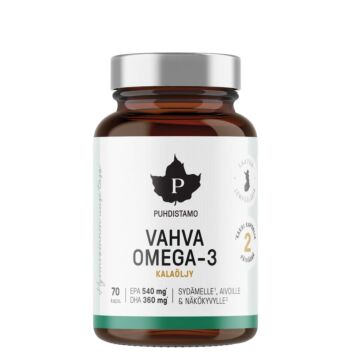 PUHDISTAMO VAHVA OMEGA-3 KAPS 70 kpl