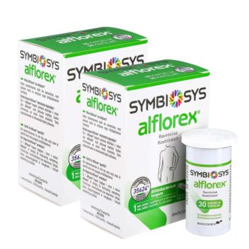 SYMBIOSYS ALFLOREX SÄÄSTÖPAKKAUS 2 X 30 KAPS