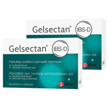 GELSECTAN SÄÄSTÖPAKKAUS 2 X 60 KAPS