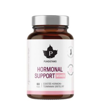 PUHDISTAMO HORMONAL SUPPORT WOMEN KAPS 60 kpl