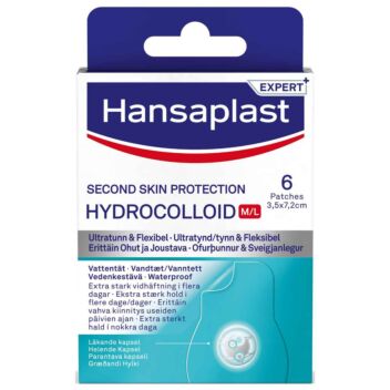 HANSAPLAST SECOND SKIN HYDROKOLLOIDI LAASTARI M/L 6 kpl
