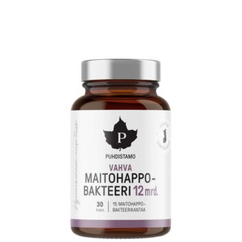 PUHDISTAMO VAHVA MAITOHAPPOBAKTEERI 12 MRD 30 kpl