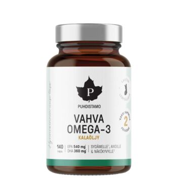 PUHDISTAMO VAHVA OMEGA-3 140 kpl