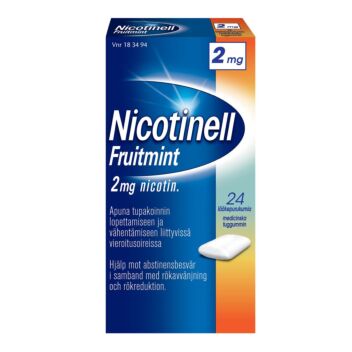 NICOTINELL FRUITMINT LÄÄKEPURUKUMI 2 MG