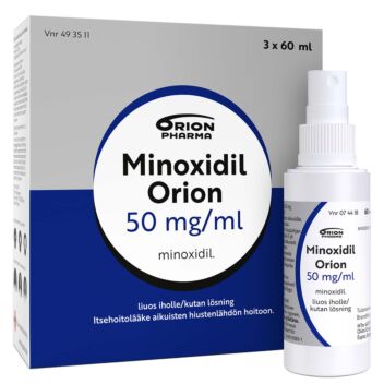 MINOXIDIL ORION 50 mg/ml LIUOS IHOLLE 3 x 60 ml