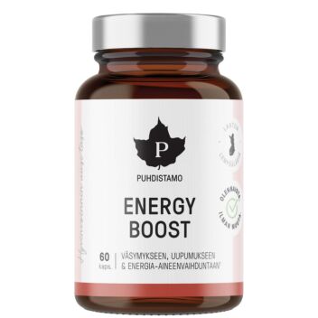 PUHDISTAMO ENERGYBOOST KAPS 60 KPL
