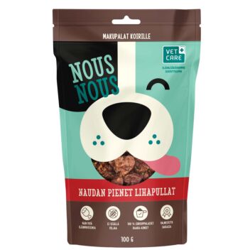 NOUSNOUS NAUDAN PIENET LIHAPULLAT 100 g