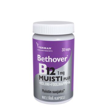 BETHOVER B12 MUISTI PLUS KAPS 30 KPL