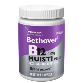BETHOVER B12 MUISTI PLUS KAPS 100 KPL