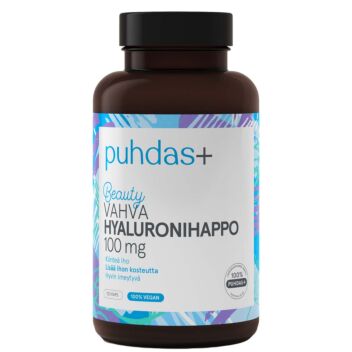 PUHDAS+ VAHVA HYALURONIHAPPO VEGEKAPS 120 kpl