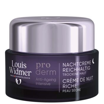 LOUIS WIDMER PRODERM NIGHT CREAM RICH HAJUSTEETON 50 ml